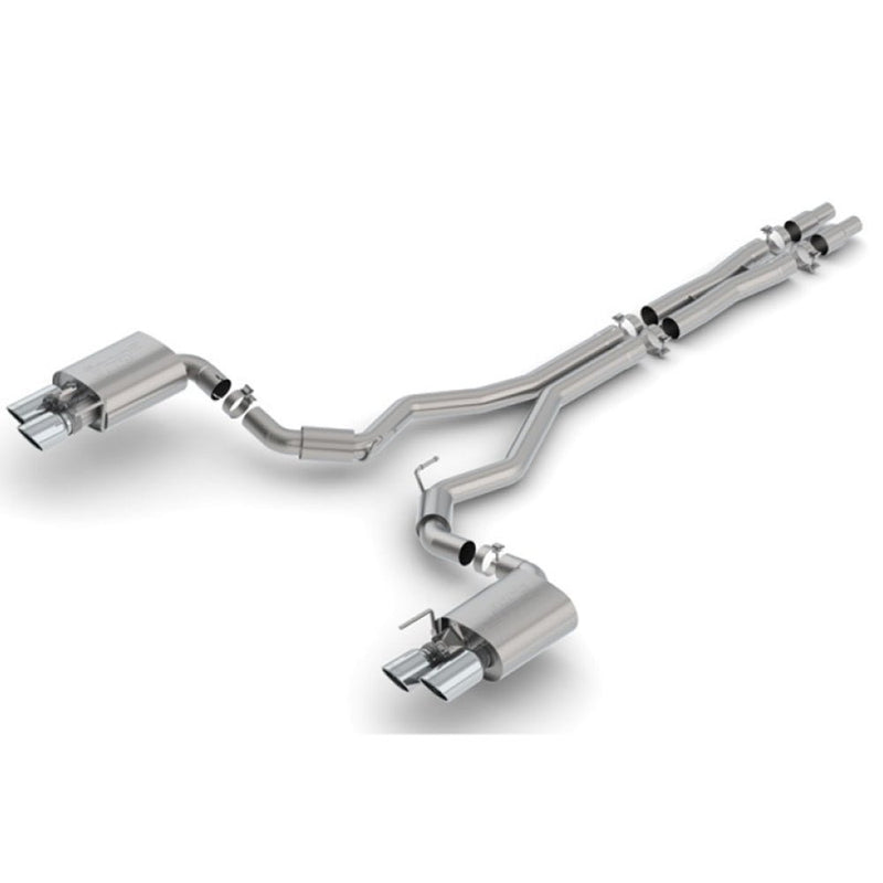 Borla 2018 Ford Mustang GT 5.0L AT/MT 3in S-Type Catback Exhaust w/ Valves 140742 MUSTANG