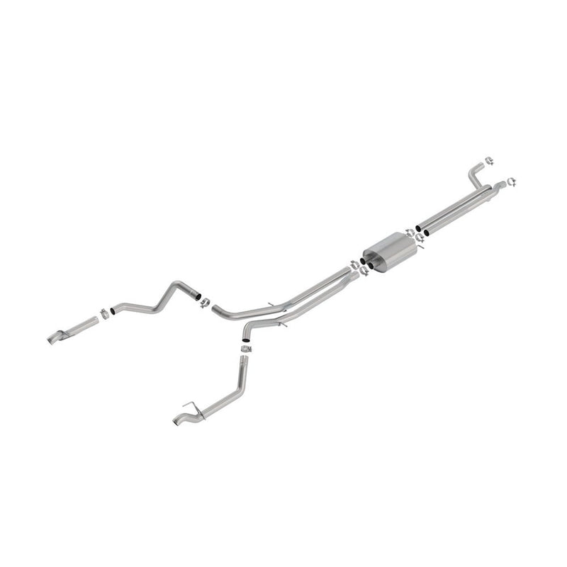 Borla 2019 Chevrolet Silverado / GMC Sierra 1500 S Type Catback Exhaust - 2.75in Pipe Diameter 140778 SILVERADO EXHAUST
