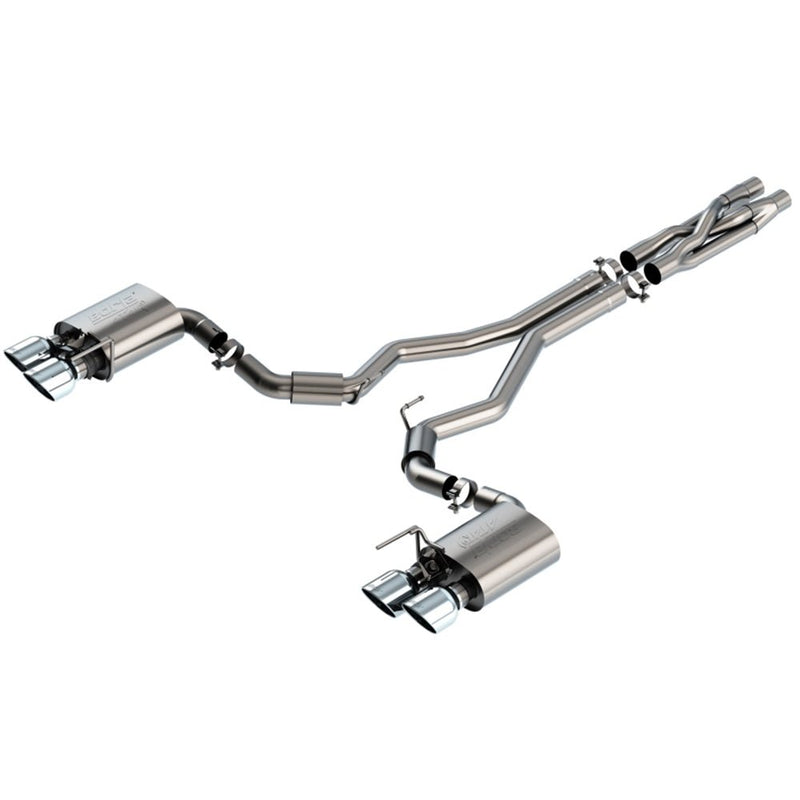 Borla 2020 Ford GT500 5.2L AT 3in ATAK CatBack Exhaust w/ Chrome Tips 140837 - DSP PERFORMANCE MOTORSPORTS