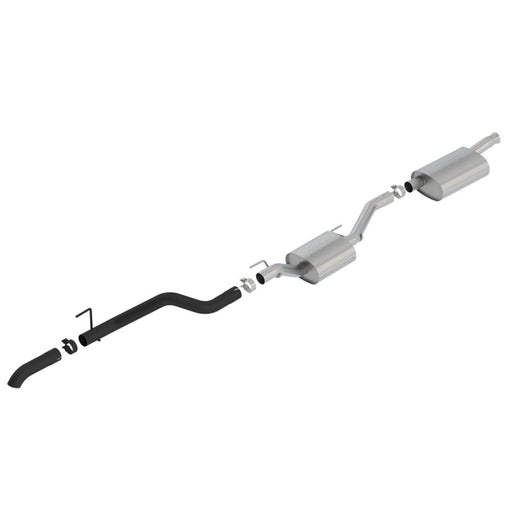 Borla 2020 Jeep Gladiator JT 3.6L V6 AWD 2.75in Touring Climber Black Turndown Tip & Over-Axle 140808CB - DSP PERFORMANCE MOTORSPORTS