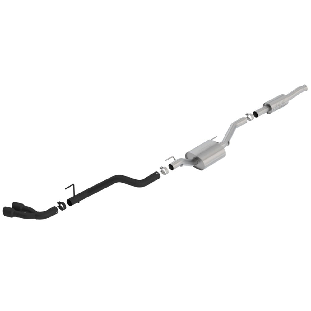 Borla 2020 Jeep Gladiator JT 3.6L V6 AWD ATAK Dual Side Catback w/ Black Tips 140813CB BORLA EXHAUST