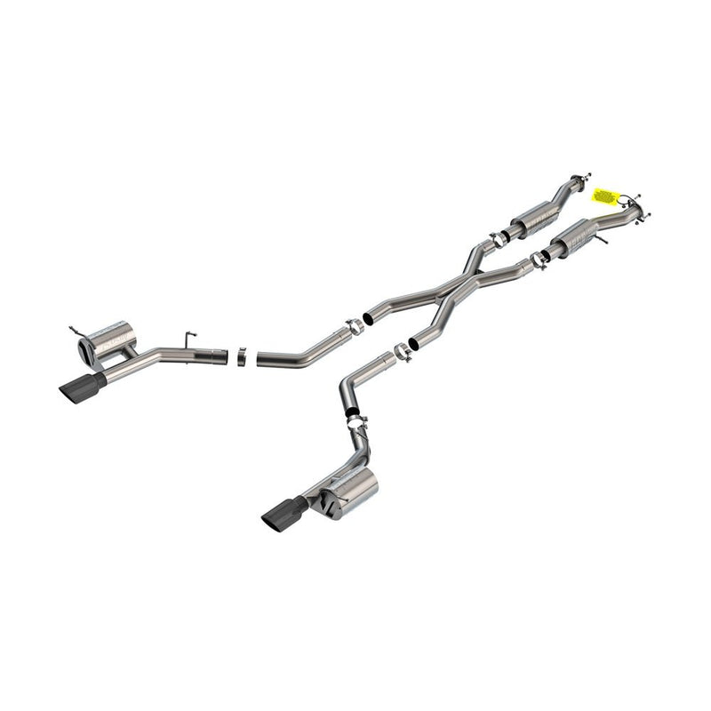 Borla 2021+ Dodge Durango SRT Hellcat 6.2L V8 AWD ATAK Cat-Back Exhaust System - Black Chrome Tips 140886BC - DSP PERFORMANCE MOTORSPORTS