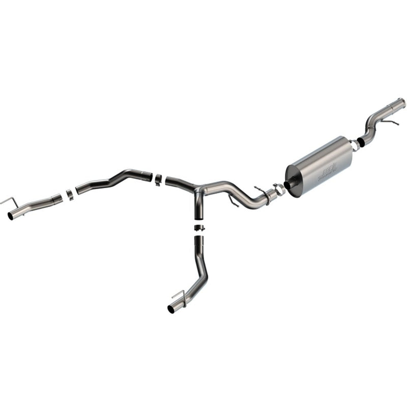 Borla 21-22 Cadillac Escalade 6.2L V8 2/4WD 4DR Touring Cat-Back Exhaust w/ Factory Bezel Tips 140889 - DSP PERFORMANCE MOTORSPORTS