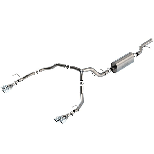 Borla 21-22 Chevrolet Tahoe 6.2L V8 2/4WD 4DR Brushed T-304 Stainless Steel Touring Cat-Back Exhaust 140858 - DSP PERFORMANCE MOTORSPORTS