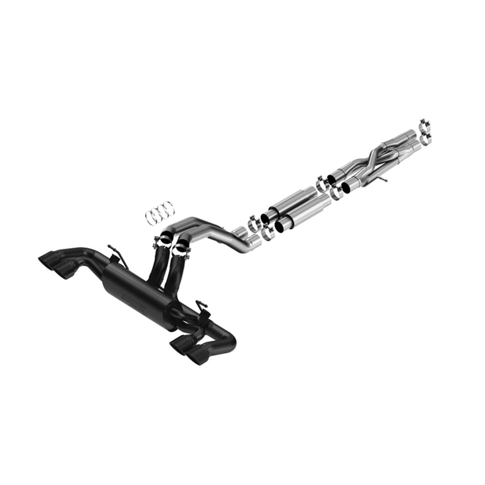 Borla 21-22 Jeep Wrangler Rubicon 392 6.4L V8 AT 4WD 4DR ATAK Cat-Back Exhaust - Coated Black 140893CB