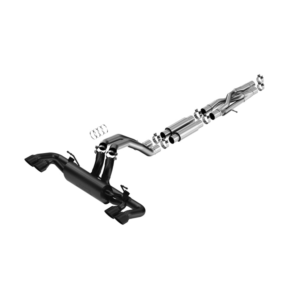 Borla 21-22 Jeep Wrangler Rubicon 392 6.4L V8 AT 4WD 4DR S-Type Cat-Back Exhaust - Coated Black 140892CB