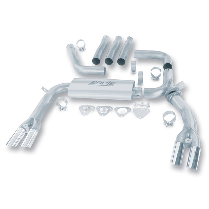 Borla 84-92 Chevrolet Camaro / Pontiac Trans Am 5.0L/5.7L V8 3in Adj SS Cat-Back Exhaust w/ Adapters 14888 CAT-BACK