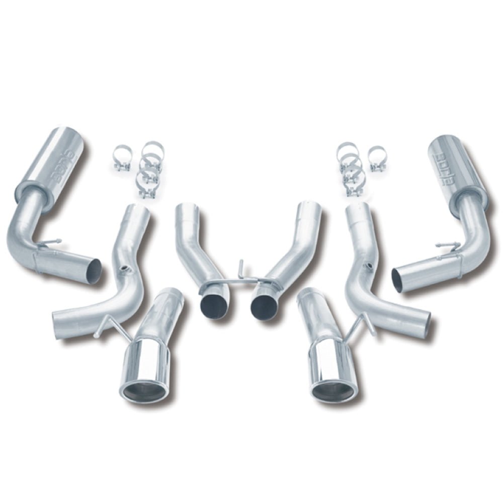 Borla 96-02 Viper GTS/R/T-10 Coupe/Convertible 2dr w/ 2.5in Inlets SS Catback Exhaust System 14663 BORLA EXHAUST