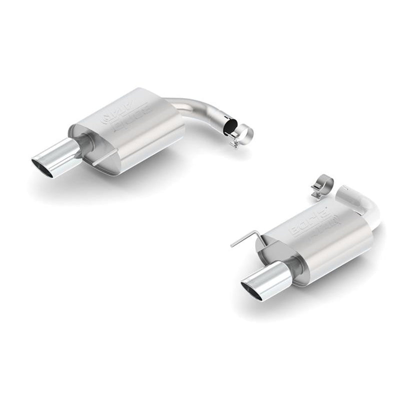 Borla Atak S Rear Section 15-17 Ford Mustang GT 5.0L V8 MT/AT 2.5in pipe 4in tip 11895 - DSP PERFORMANCE MOTORSPORTS