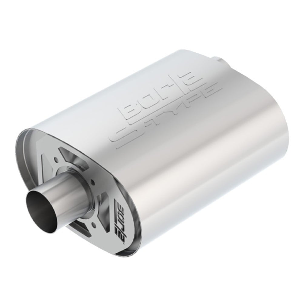 Borla CrateMuffler Ford Coyote 5.0L S-Type 2.5in Offset/Center 12inx6inx10.34in Muffler 400855 BORLA EXHAUST