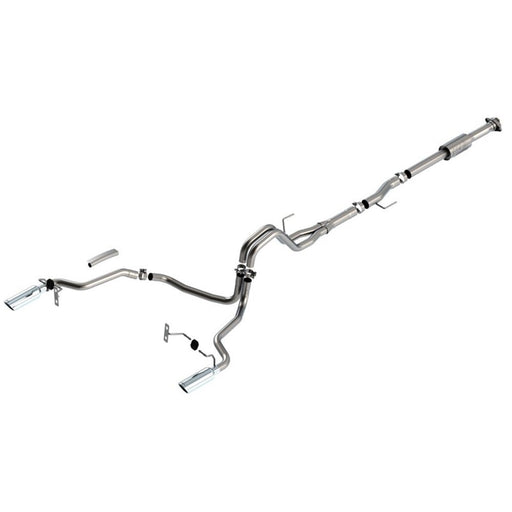 Borla F-150 2021 2.7L/3.5L 2/4wd 4dr CC SB EC STB Lari/King R/Plinum/LTD 3/2.25 Cat-Back AK CHR Tips 140864 CAT-BACK