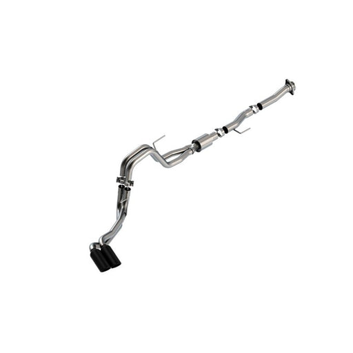 Borla F-150 2021 5.0L 2dr RC SB (122.8 WB) XL/XLT 3/2.25 DSE Cat-Back ATAK Black Chrome Tips 140877BC - DSP PERFORMANCE MOTORSPORTS