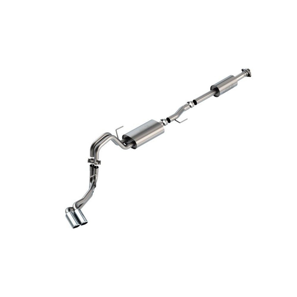 Borla F-150 2021 5.0L 4dr CC SB EC STB Lariat/KR/Platinum/LTD 3/2.25 DSE Cat-Back Touring CHR Tips 140873 CAT-BACK