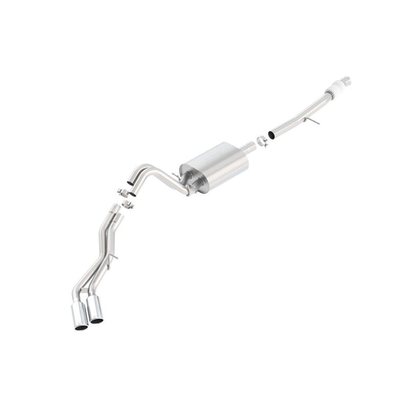 Borla Touring Cat Back 15-16 Chevy Suburban 5.3L V8 2.75in, 2.25in Dual Same Side Exit 4in Tips 140558 CAT-BACK