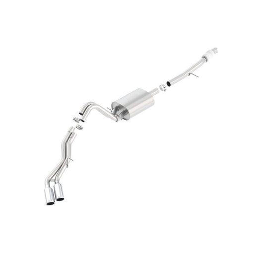 Borla Touring Cat Back 15-16 Chevy Suburban 5.3L V8 2.75in, 2.25in Dual Same Side Exit 4in Tips 140558 CAT-BACK