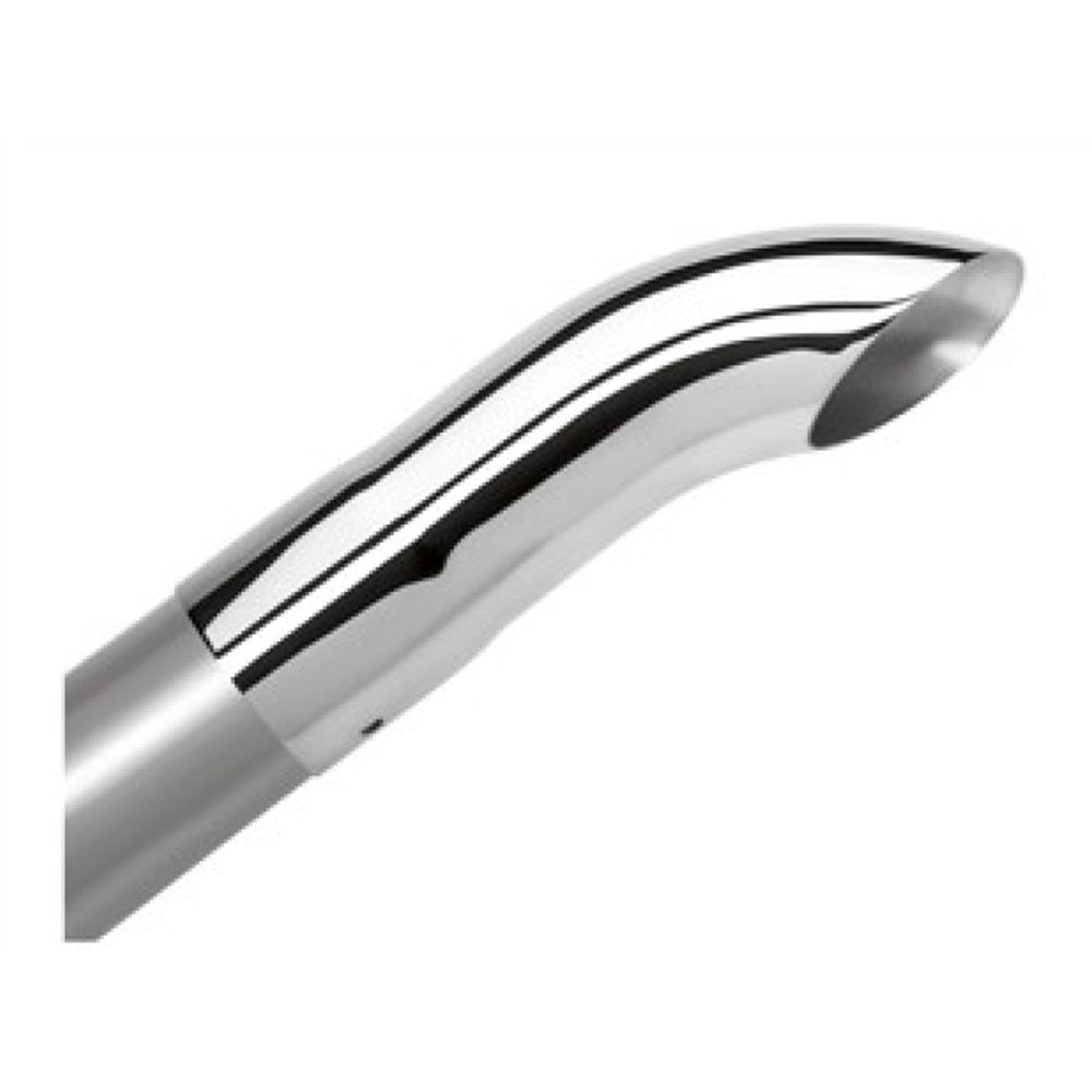 Borla Universal Polished Tip Single Round Turndown/Turnout (inlet 3in. Outlet 3in) *NO Returns* 20140 BORLA EXHAUST