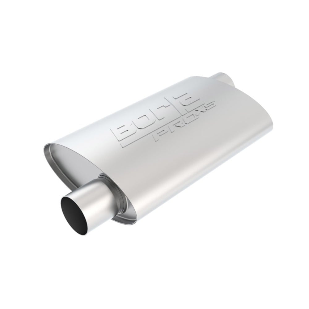 Borla Universal Pro-XS Muffler - Offset/Offset Oval 2.5in 40352 BORLA EXHAUST