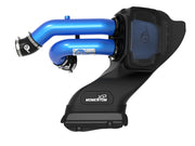aFe 21-22 Ford F-150 Raptor V6-3.5L(tt) Momentum XP Cold Air Intake System - Blue w/ Pro 5R Filter aFe Cold Air Intakes