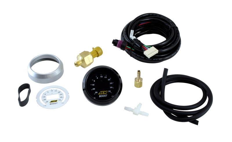 AEM 52mm Boost Digital Gauge -30-35psi AEM Gauges