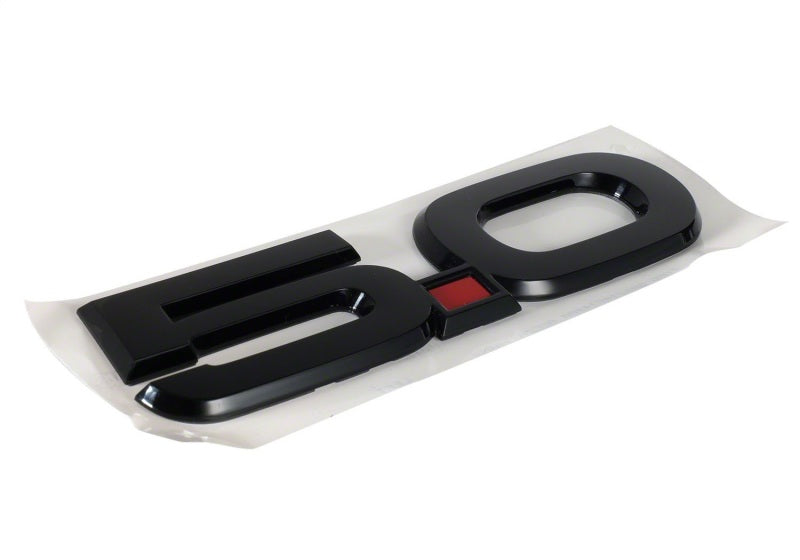 Ford Racing 15-17 Ford Mustang 5.0L Fender Emblem Black Ford Racing Other Body Components