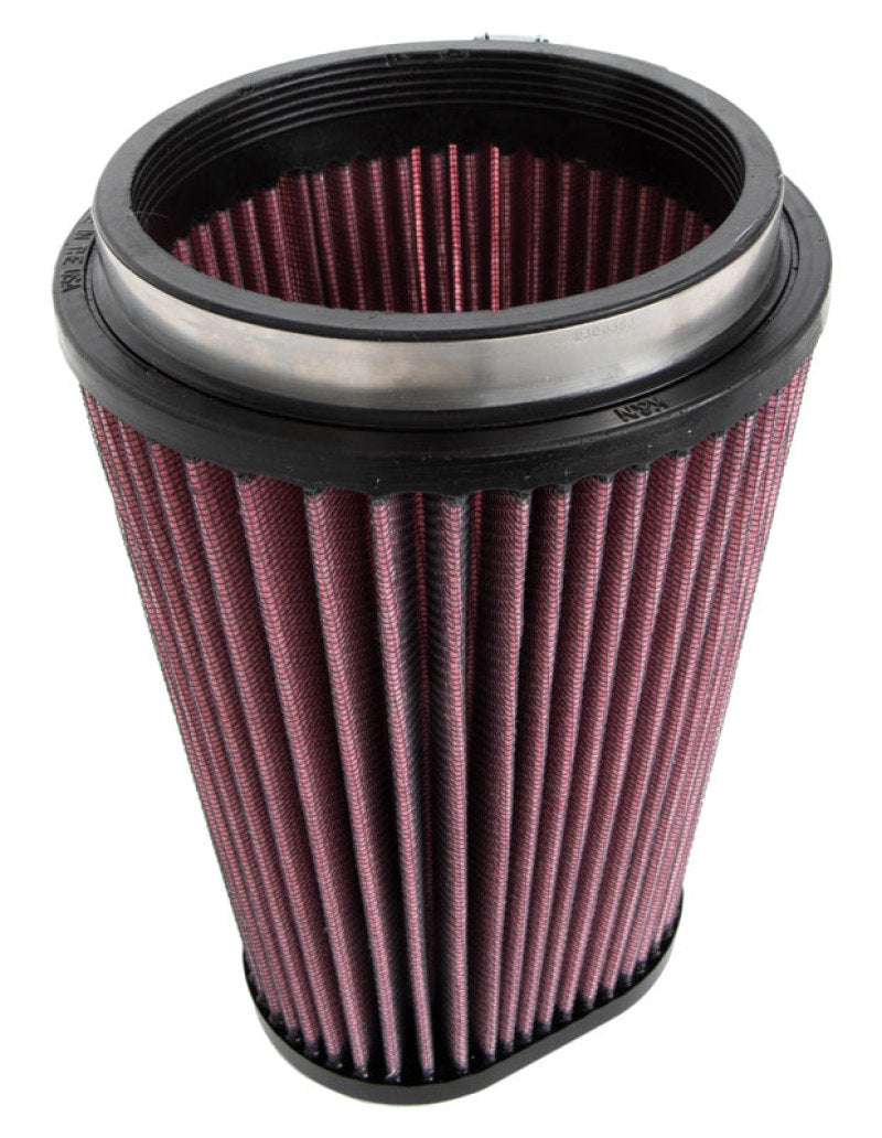K&N Universal Round Clamp-On Air Filter 4-1/2in FLG, 5-7/8in B, 3-1/4in X 4-1/2in T, 8in H K&N Engineering Air Filters - Universal Fit