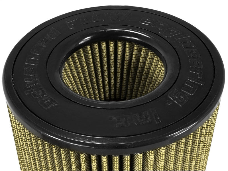 aFe MagnumFLOW Pro GUARD 7 Universal Filter 3.3in F 8in B(Inverted) 8in T(Inverted 3.5in) 8in H aFe Air Filters - Universal Fit