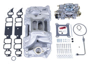 Edelbrock Manifold And Carb Kit Performer RPM Air-Gap Big Block Chevrolet Rectangle Port Edelbrock Intake Manifolds