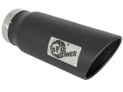 aFe Power MACH Force-Xp 5in In x 6in Out x 15in L Bolt-On 409 SS Exhaust Tip - Black aFe Catback