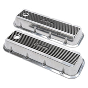 Edelbrock Valve Cover Elite II Chevrolet 1965 and Later 396-502 Big Block V8 Polished Edelbrock Valve Covers