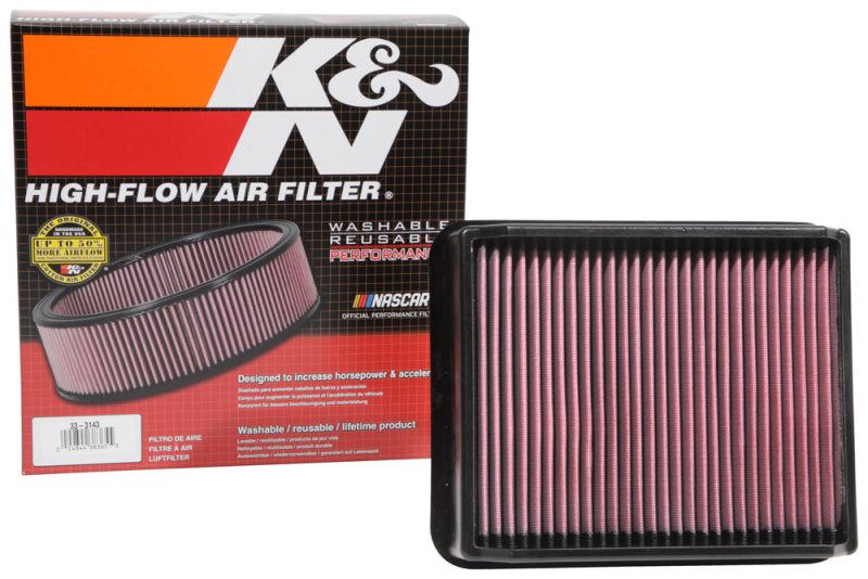 K&N 15-18 Toyota Hiace L4-2.5L DSL Replacement Drop In Air Filter K&N Engineering Air Filters - Drop In