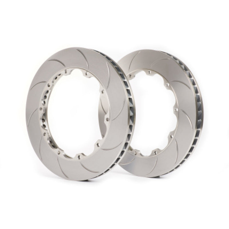 GiroDisc 03-09 Nissan 350Z (w/Brembo Calipers) Slotted Rear Rings GiroDisc Brake Rotors - Slotted