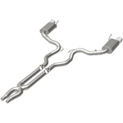 MagnaFlow Cat Back, SS, 3in, Street, Dual Split Polished 4.5in Tips 2015 Ford Mustang GT V8 5.0L Magnaflow Catback