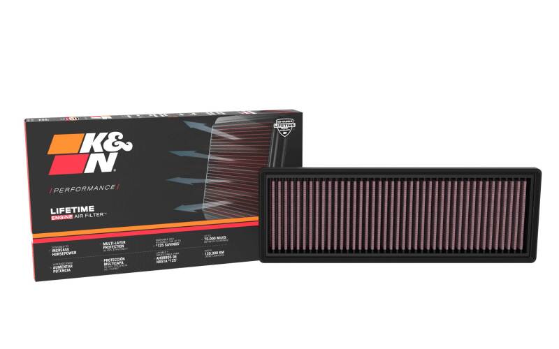 K&N 2024 Ford Mustang 2.3L L4 Drop-In Air Filter K&N Engineering Air Filters - Drop In