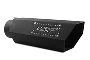 MBRP Universal Hex Tip 4in Inlet 16in Length w/ Logo - Black Coated MBRP Tips