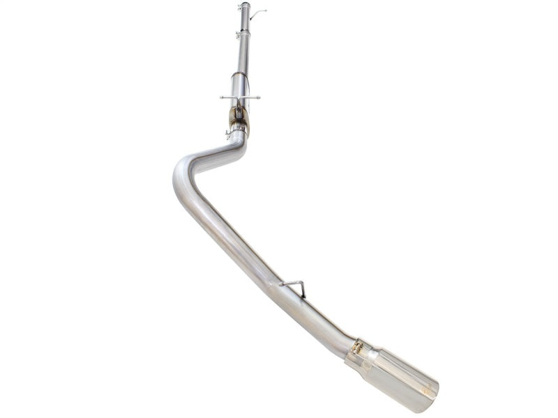 aFe MACHForce XP Exhaust 3in-3.5in SS Single Side Ext CB w/ Polish Tip 99-04 Ford F-250 V8 5.4L/6.8L aFe Catback