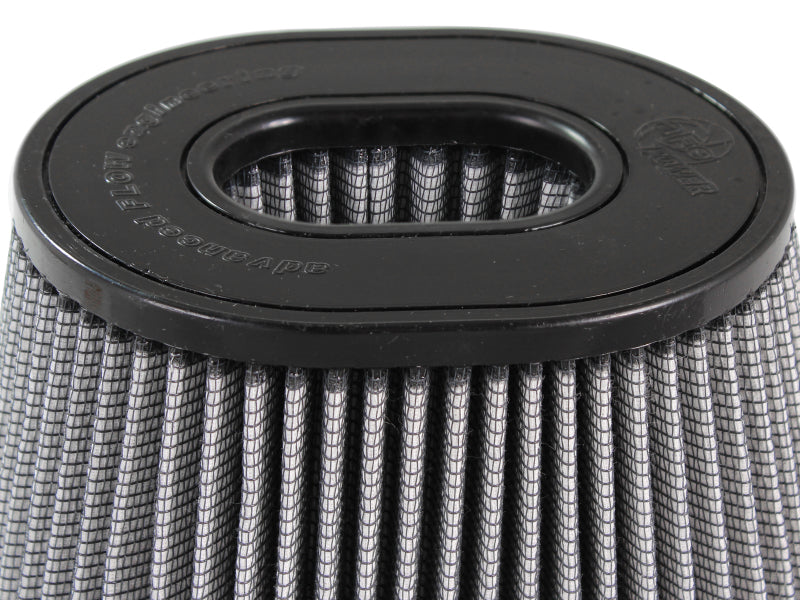 aFe MagnumFLOW Pro DRY S Intake Replacement Filter 3.5in F 9x6.5in B 6.75x5.5in T 5.375in H aFe Air Filters - Universal Fit