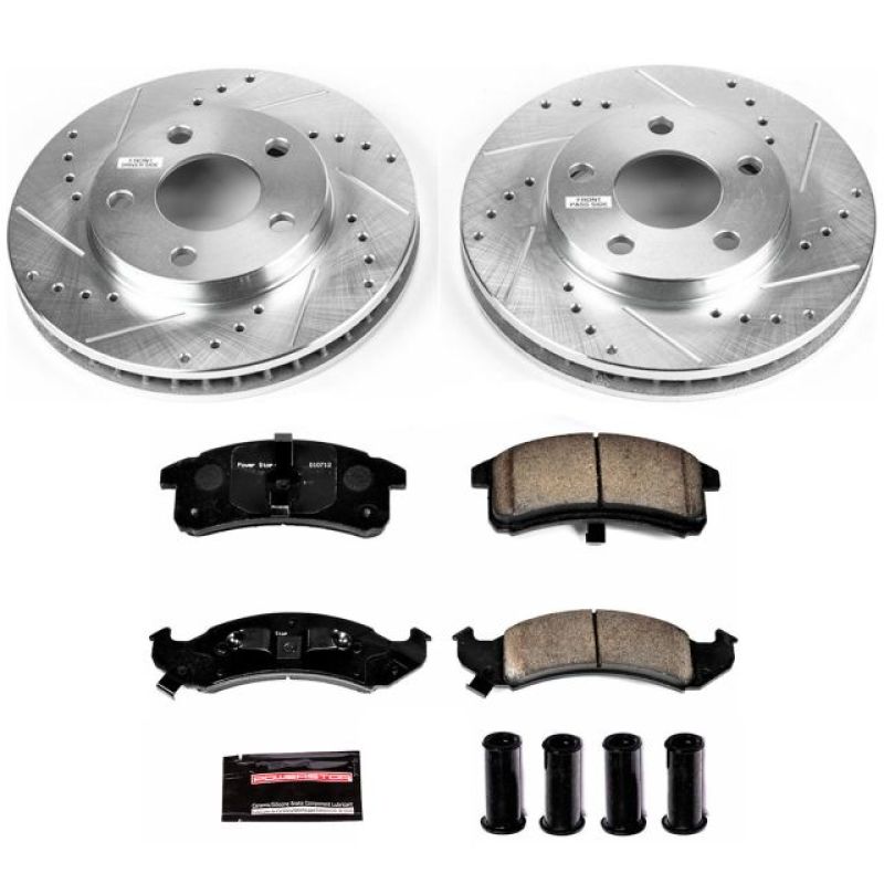Power Stop 94-99 Buick LeSabre Front Z23 Evolution Sport Brake Kit PowerStop Brake Kits - Performance D&S