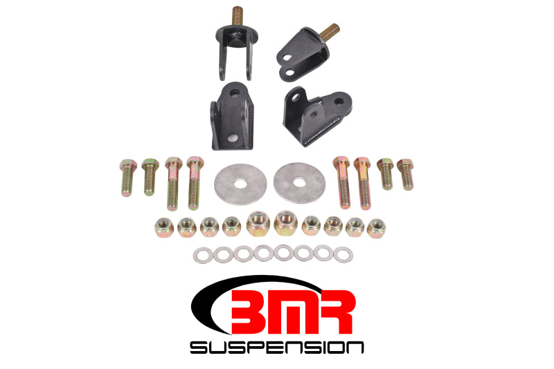 BMR 79-04 Fox Mustang Rear Coilover Conversion Kit w/o Control Arm Bracket - Black Hammertone BMR Suspension Coilover Components