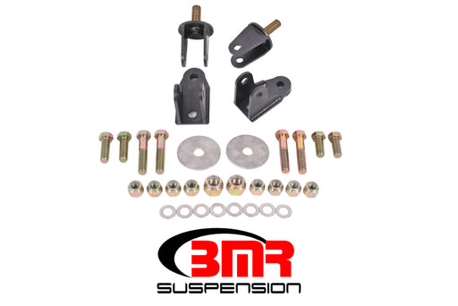 BMR 79-04 Fox Mustang Rear Coilover Conversion Kit w/o Control Arm Bracket - Black Hammertone BMR Suspension Coilover Components