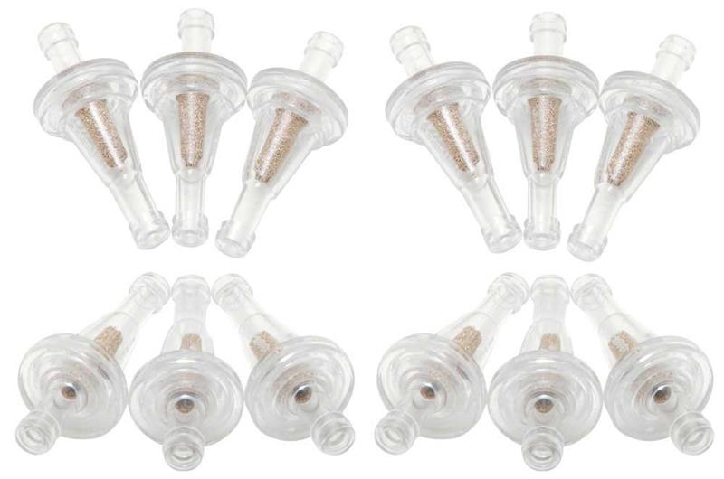 K&N 0.25in Flange 2.15in Length 1in OD Sintered Porous Bronze Fuel Filter (Set of 12) K&N Engineering Fuel Filters