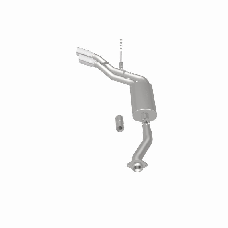 MagnaFlow 11-13 Ford F-150 Pickup Dual Same Side Before P/S Rear Tire Stainless CatBack Perf Exhaust Magnaflow Catback