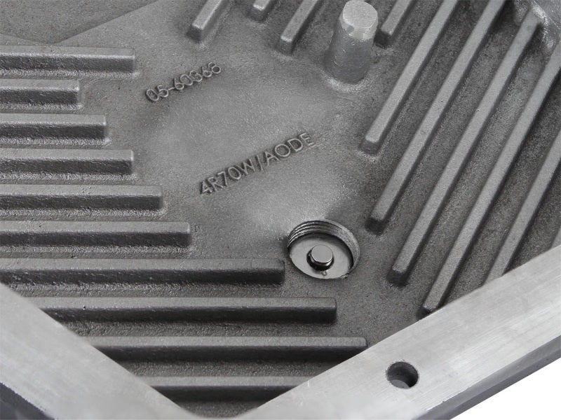 aFe Transmission Pan (Black); Ford Trucks 94-08 AODE aFe Diff Covers