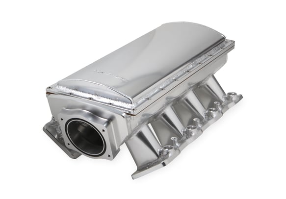 Sniper EFI Fabricated Race Series Intake Manifold - GM LS1/LS2/LS6 - Silver 832141 HOLLEY EFI Autoparts