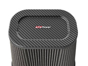 aFe Track Series Intake Pro DRY S Air Filter (7-1/2 x5-1/2)IN F x(9-1/4 x7-1/4)IN B x(6 x4)IN T x9IN aFe Air Filters - Universal Fit
