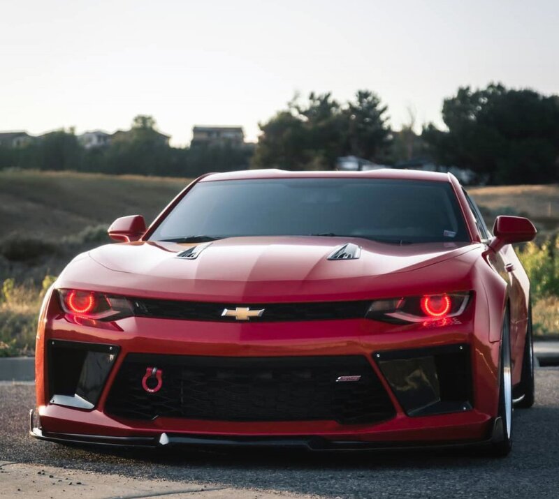 Oracle 16-18 Chevrolet Camaro RS Headlight Projector Halo Kit - ColorSHIFT ORACLE Lighting Headlights