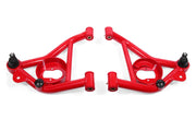 BMR 82-82 3rd Gen F-Body Non-Adj. Lower A-Arms w/ Spring Pocket (Polyurethane) - Red BMR Suspension Control Arms