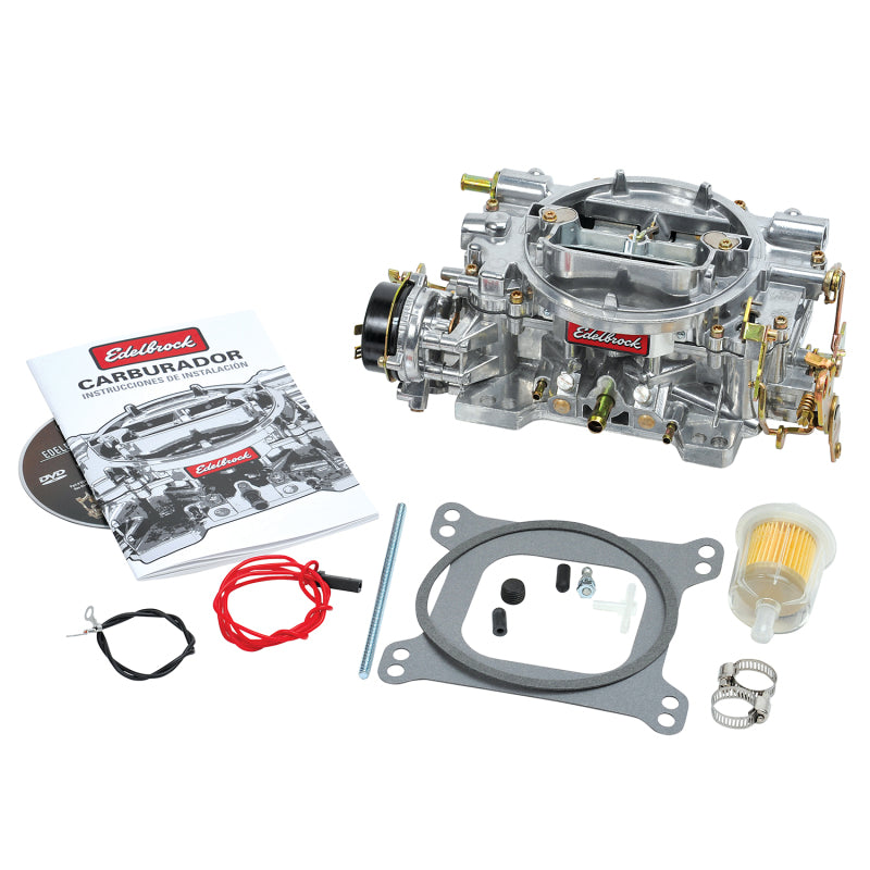 Edelbrock Carburetor Performer Series 4-Barrel 800 CFM Electric Choke Satin Finish Edelbrock Carburetors