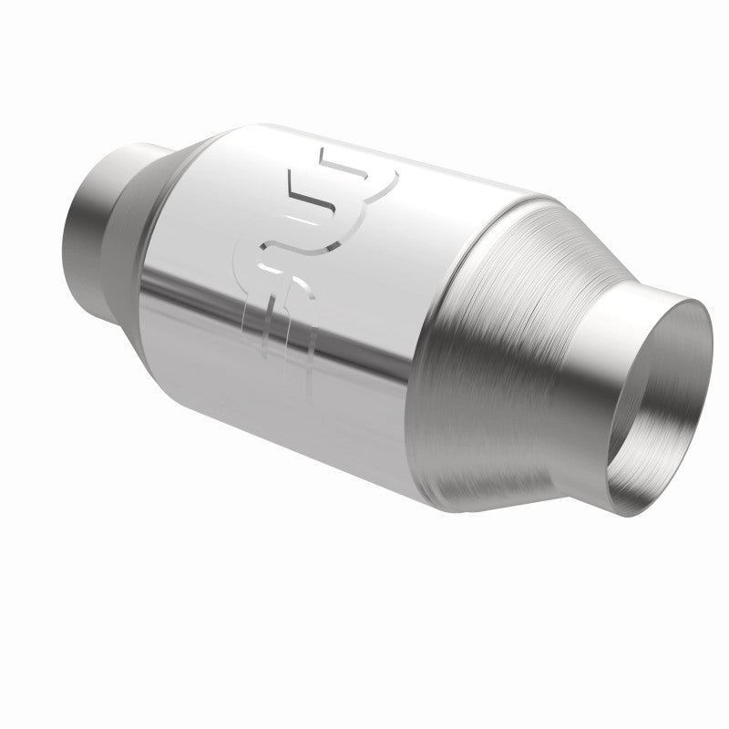 MagnaFlow Premium High Flow Metallic Converter 4in OD - 2.5in In / 2.5in Out Magnaflow Catalytic Converter Universal