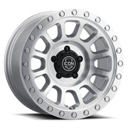 ICON Hulse 18x9 8x180 12mm Offset 5.5in BS Silver Machined ICON Wheels - Cast