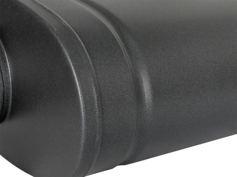 aFe MACH Force-Xp 409 SS Muffler w/ Black Finish 3in Center/Offset 22in L x 11in x 5in - Oval Body aFe Muffler